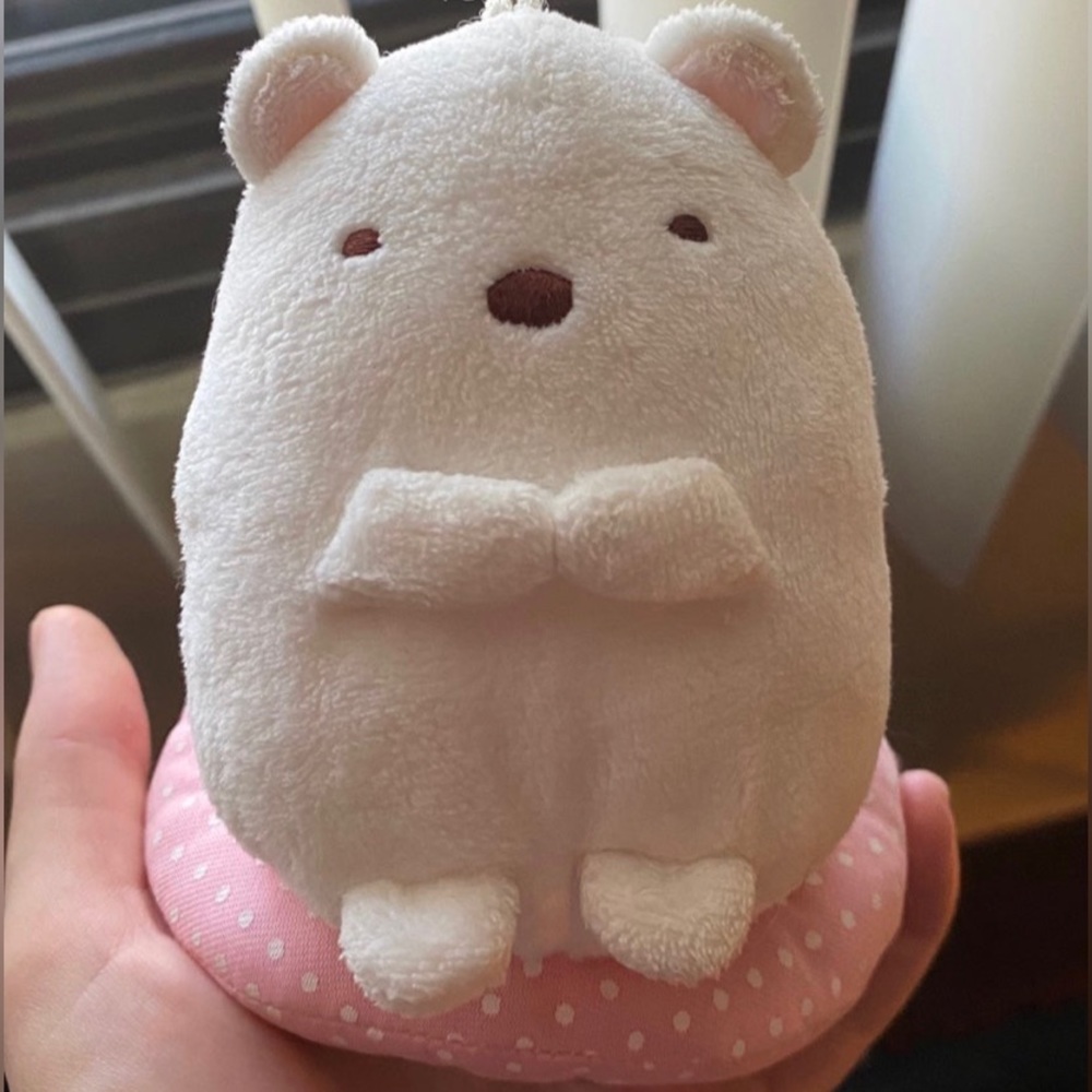 San-X 2017 Shirokuma Summiko Gurashi Plush Keychain Sanrio